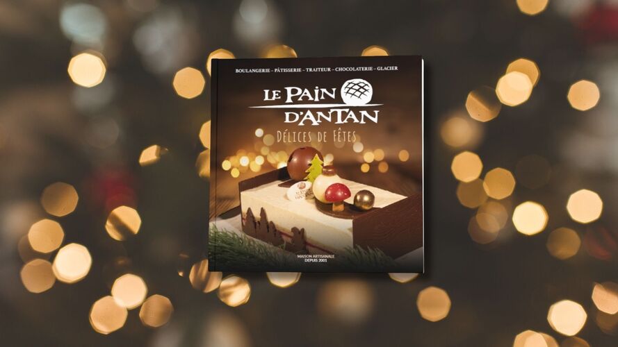 Gâteaux de Nouvel An et bûches artisanales de Noël : découvrez notre catalogue “Délices de Fêtes” 2025
